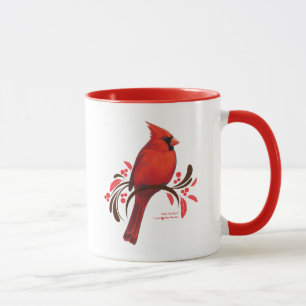 Male Cardinal Mug