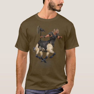 Male Centaur with Axe and Armor 1 T-Shirt