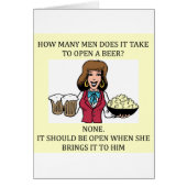 male chauvinist beer joke (Front)