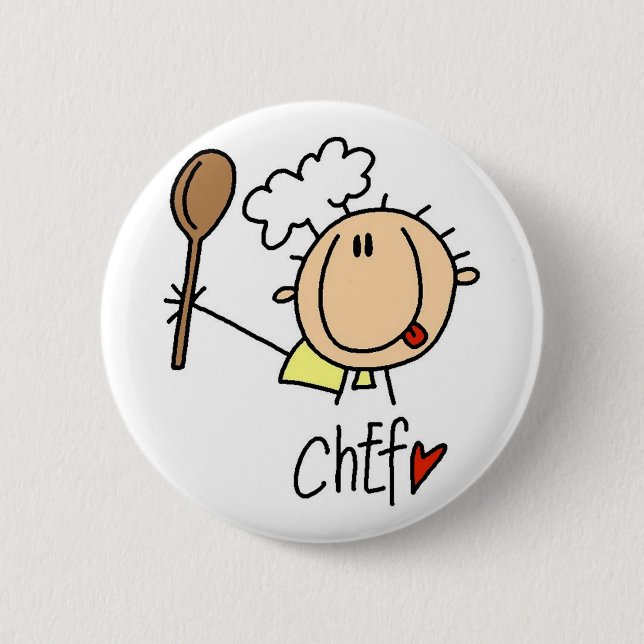 Male Chef Button (Front)