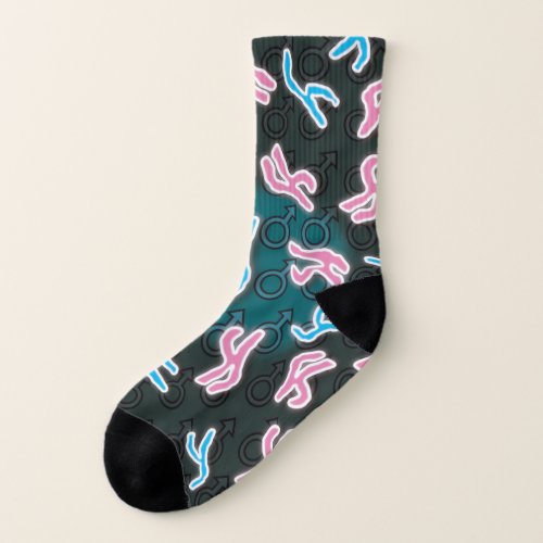 Male chromosomes socks