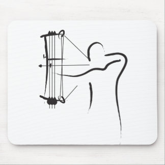Male Compound Archer Mouse Pad