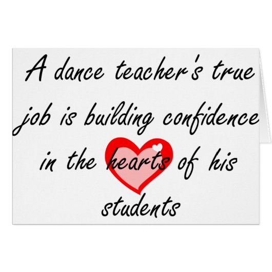 Male Dance Teacher - Building Confidence (Front Horizontal)