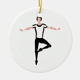 Male Dancer Ceramic Ornament