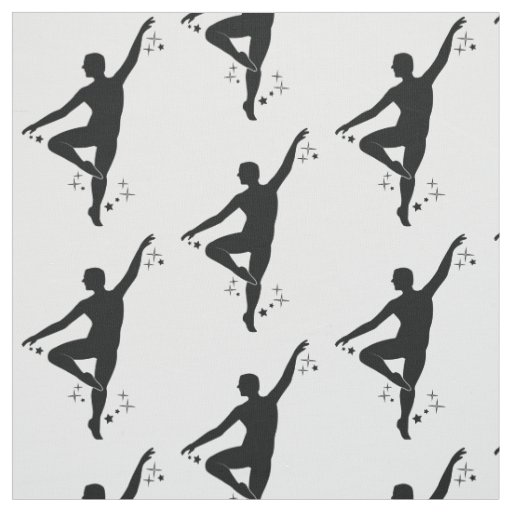 Male Dancer with Stars Fabric