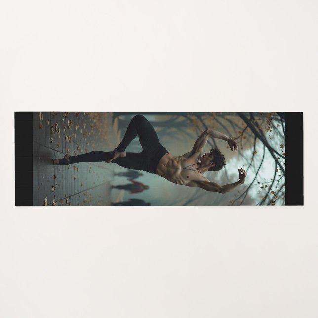 Male Dancer  Yoga Mat (Vibrant full color print designed to last
Wipe clean with a damp cloth after every use!)