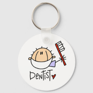 Male Dentist Keychain