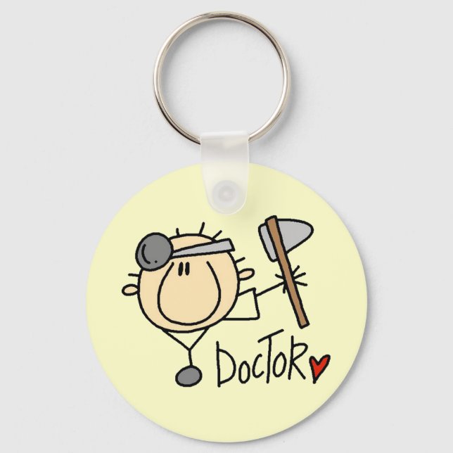 Male Doctor Keychain (Front)
