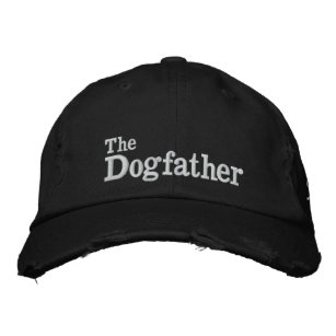 Male Dog Father Fun Custom  Embroidered Baseball Cap
