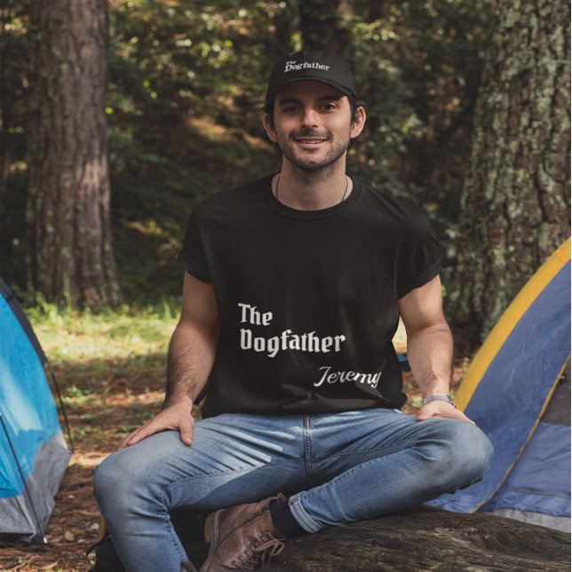 Male Dog Father Fun Custom  Embroidered Baseball Cap (Creator Uploaded)