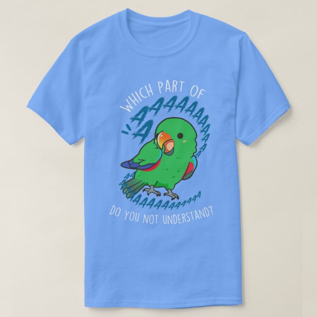 Male Eclectus Parrot Aaaa T-Shirt (Design Front)