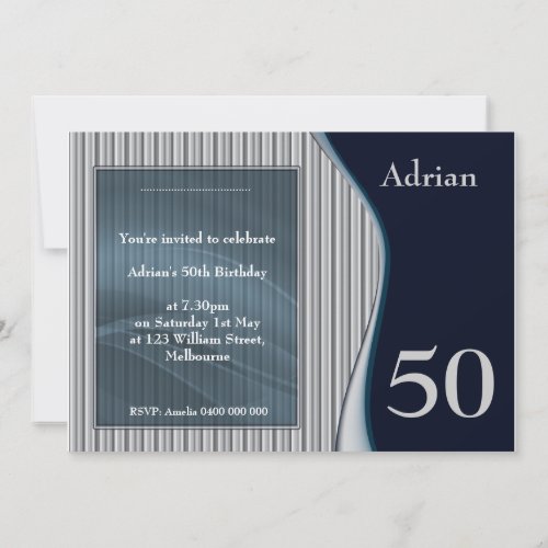 Male Elegant Invite