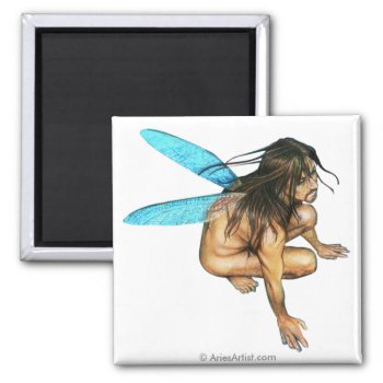 Male Faerie Magnet by LoveMale at Zazzle