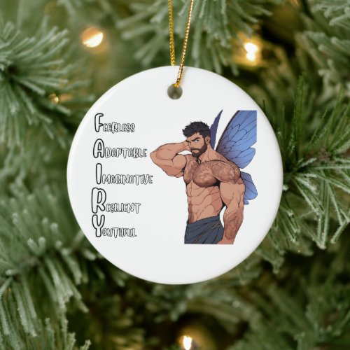 Male Fairy Ornament _ FAIRY Acrostic