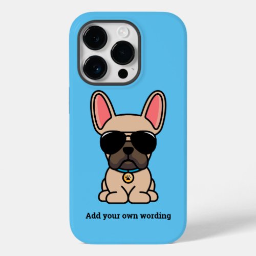 Male Fawn French Bulldog Case_Mate iPhone Case