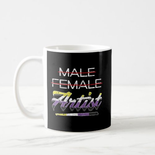 Male Female Artist Non Binary Coffee Mug