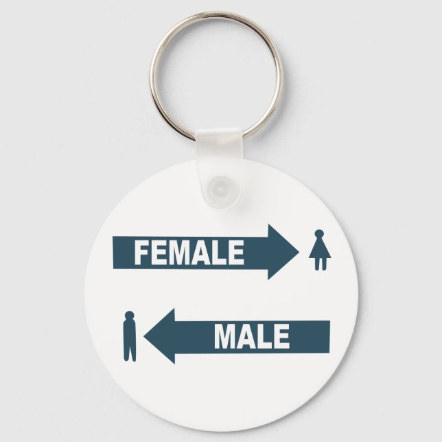 Male Female Keychain (Front)