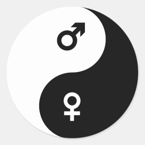 male female yin yang stickers