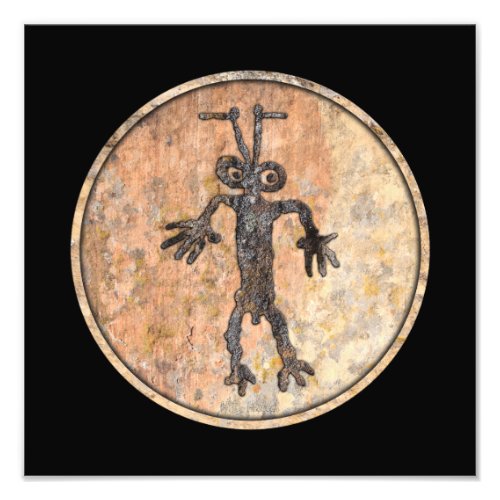 Male Figure Petroglyph Photo Print