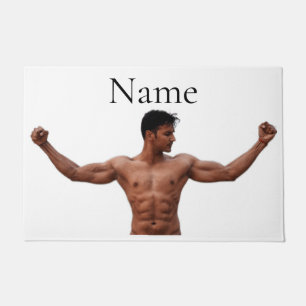 Male Fitness Model Thunder_Cove Doormat