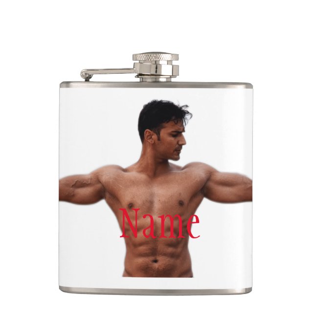 Male Fitness Model Thunder_Cove  Flask (Front)
