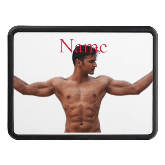Male Fitness Model Thunder_Cove Hitch Cover (Front)