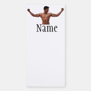 Male Fitness Model Thunder_Cove Magnetic Notepad