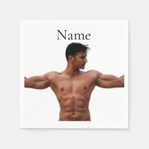Male Fitness Model Thunder_Cove Napkins
