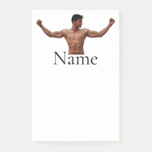 Male Fitness Model Thunder_Cove Post-it Notes