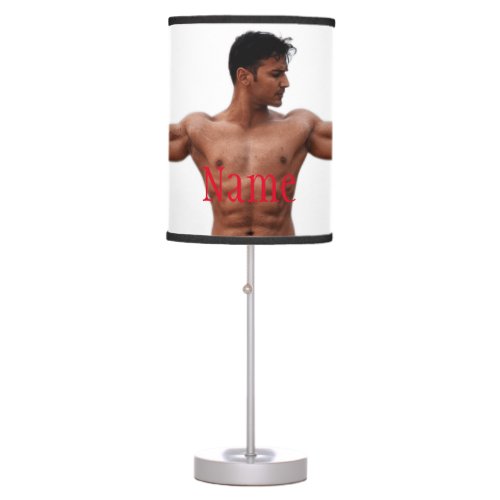 Male Fitness Model Thunder_Cove  Table Lamp