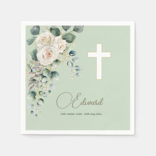 Male Funeral Christian Elegant Rose 