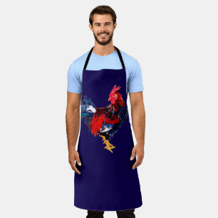male gallinaceous ,rooster apron
