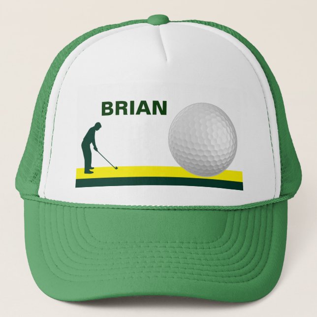 Male Golf hat customizable (Front)