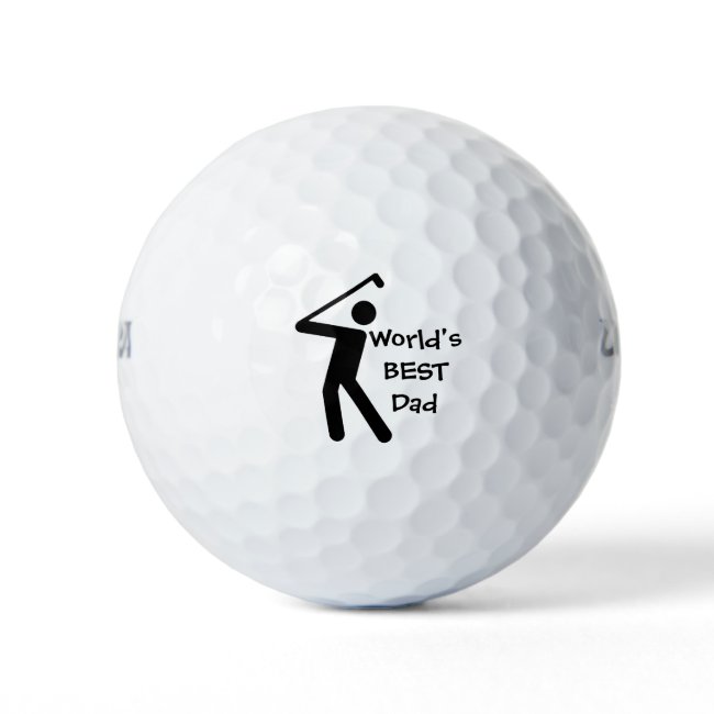 Male Golfer Golf Ball