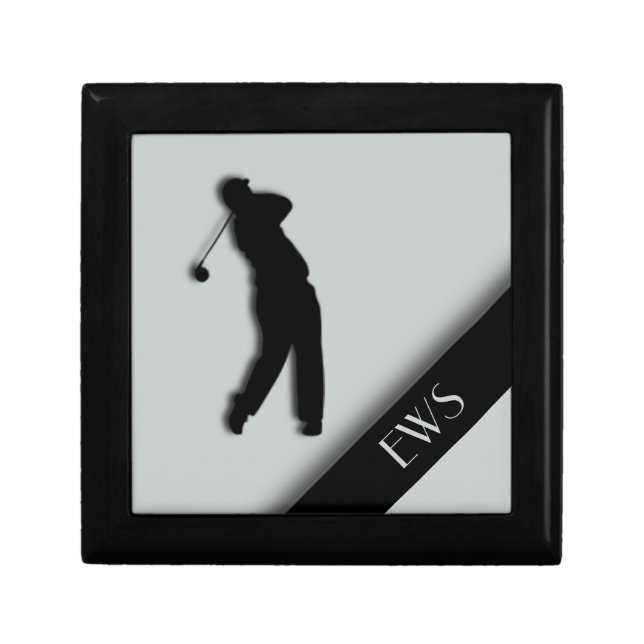 Male Golfer Monogram Box (Front)