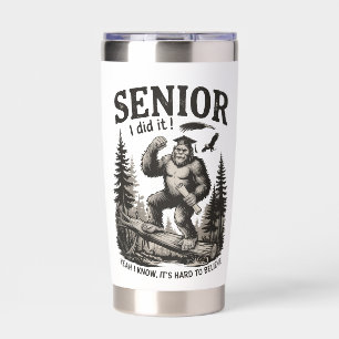 Male Graduation 2026 Grad Senior School Bigfoot Insulated Tumbler