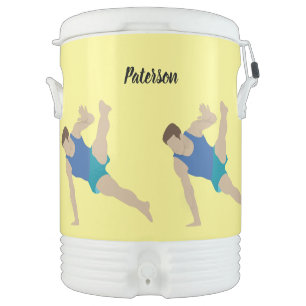 Male Gymnast Beverage Cooler