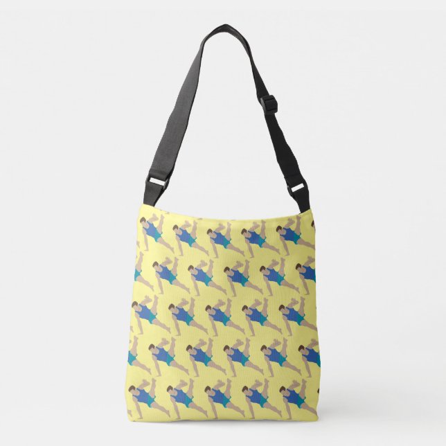 Male Gymnast Crossbody Bag (Front)