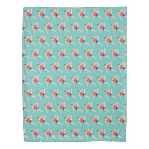 Male Gymnast Duvet Cover