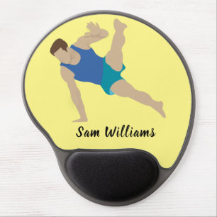 Male Gymnast Gel Mouse Pad