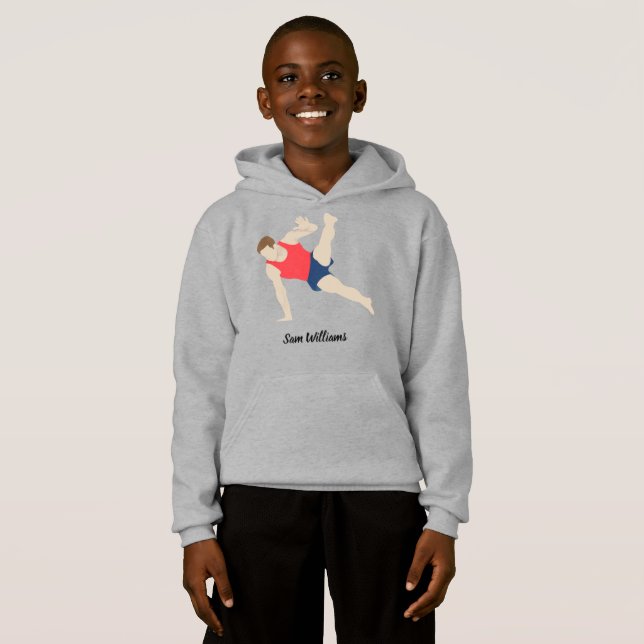 Male Gymnast Hoodie (Front Full)