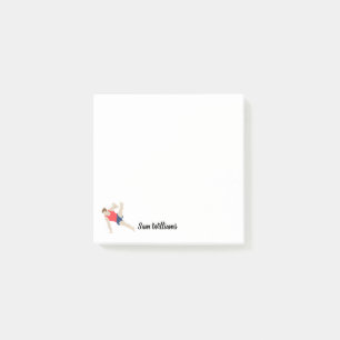 Male Gymnast Post-it Notes