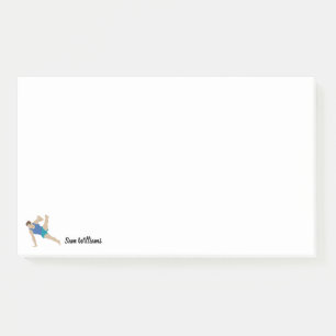 Male Gymnast Post-it Notes