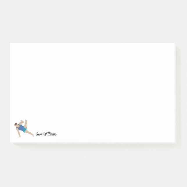 Male Gymnast Post-it Notes (Front)
