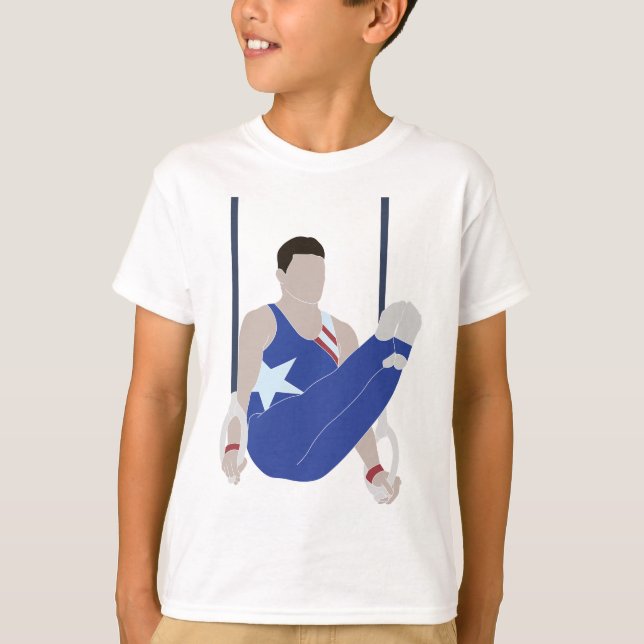 Male Gymnast T-Shirt (Front)