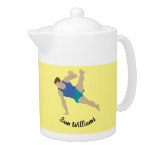 Male Gymnast Teapot