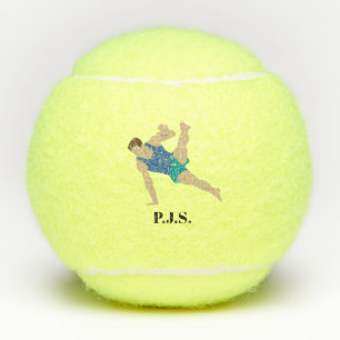 Male Gymnast Tennis Balls