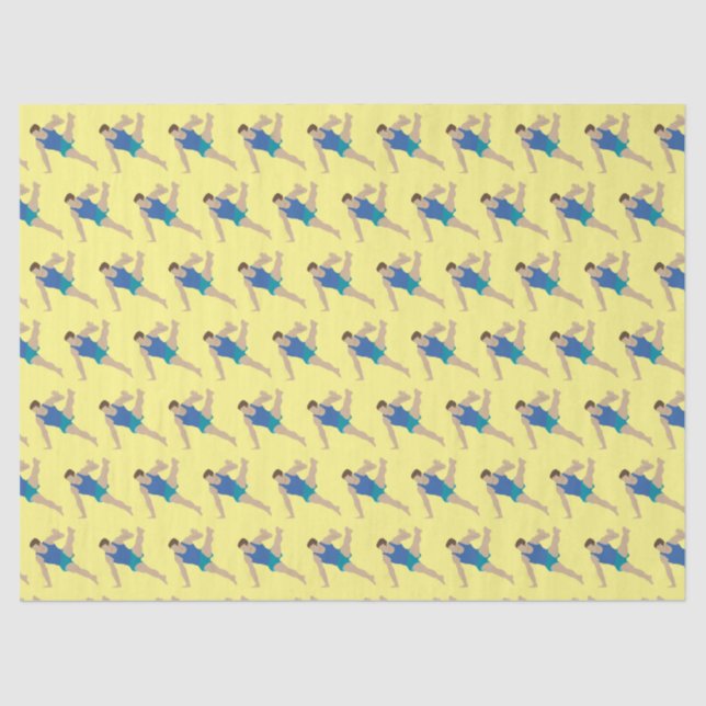 Male Gymnast Tissue Paper (Front)