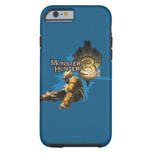 Male Hunter with Bowgun Heavy Gunner with Ludroth Tough iPhone 6 Case