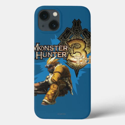 Male Hunter with Bowgun Heavy Gunner with Ludroth iPhone 13 Case